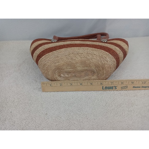 Vintage Fashion Straw Handbag Woven Rattan Top Handle‎ Bag Small Wicker Purse - Picture 10 of 11